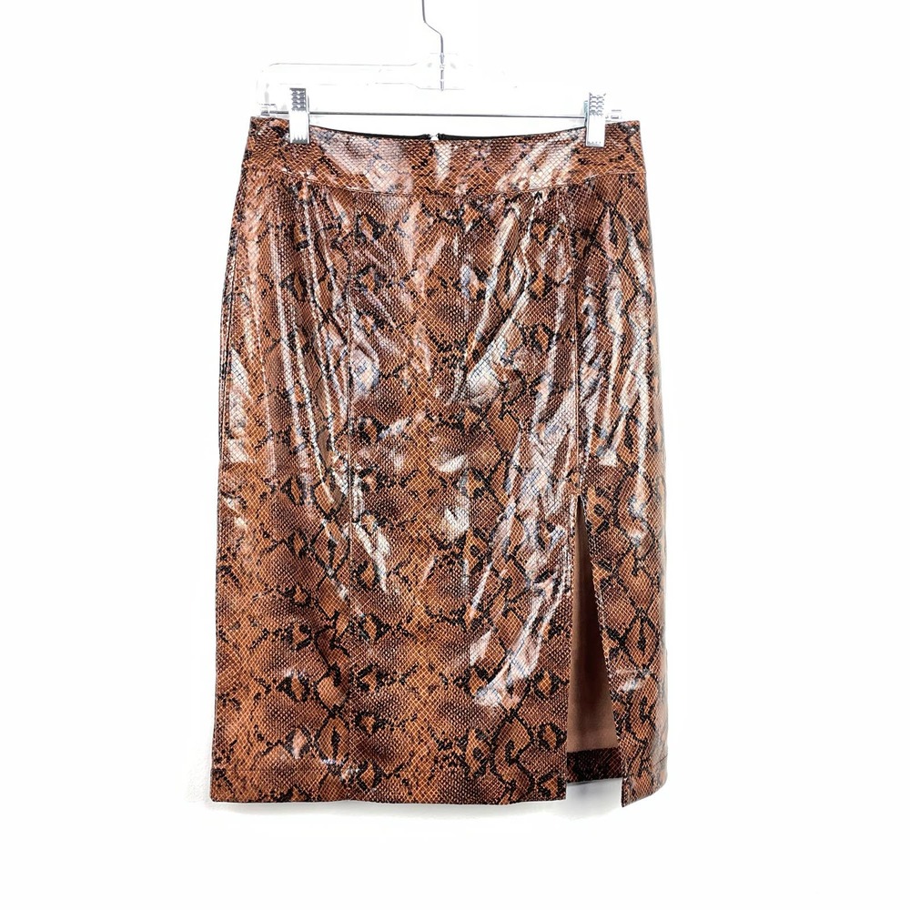 NEW Express Faux Snake Skin Pencil Skirt Size 8